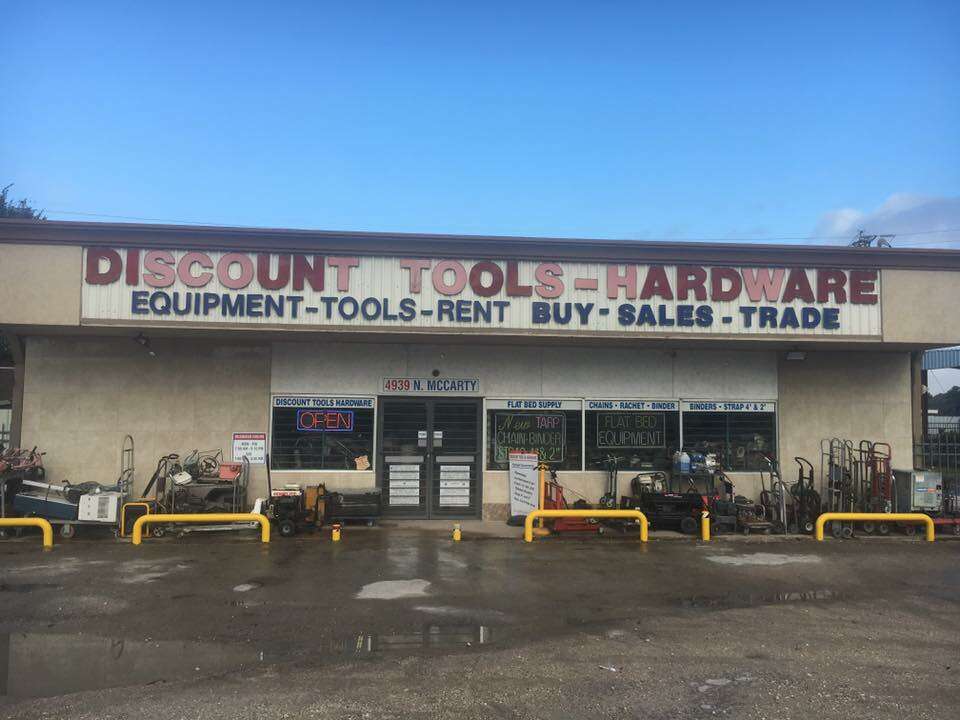 Discount Tool & Hardware | 4939 N McCarty St, Houston, TX 77013, USA | Phone: (713) 675-2435