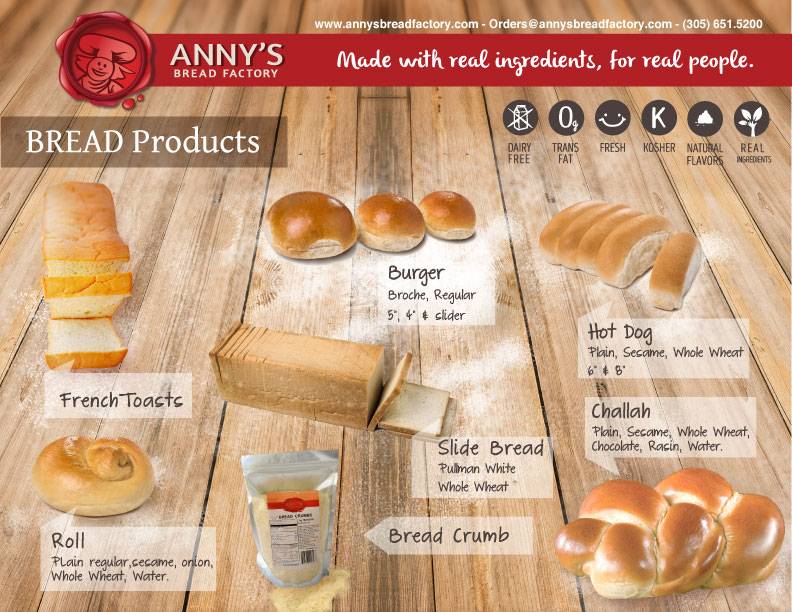 Annys Bread Factory | 19595 NE 10th Ave #5g, Miami, FL 33179 | Phone: (305) 651-5200