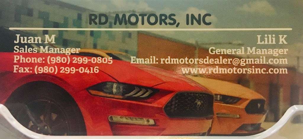 RD Motors, Inc | 3904 N Tryon St, Charlotte, NC 28206 | Phone: (980) 299-0805