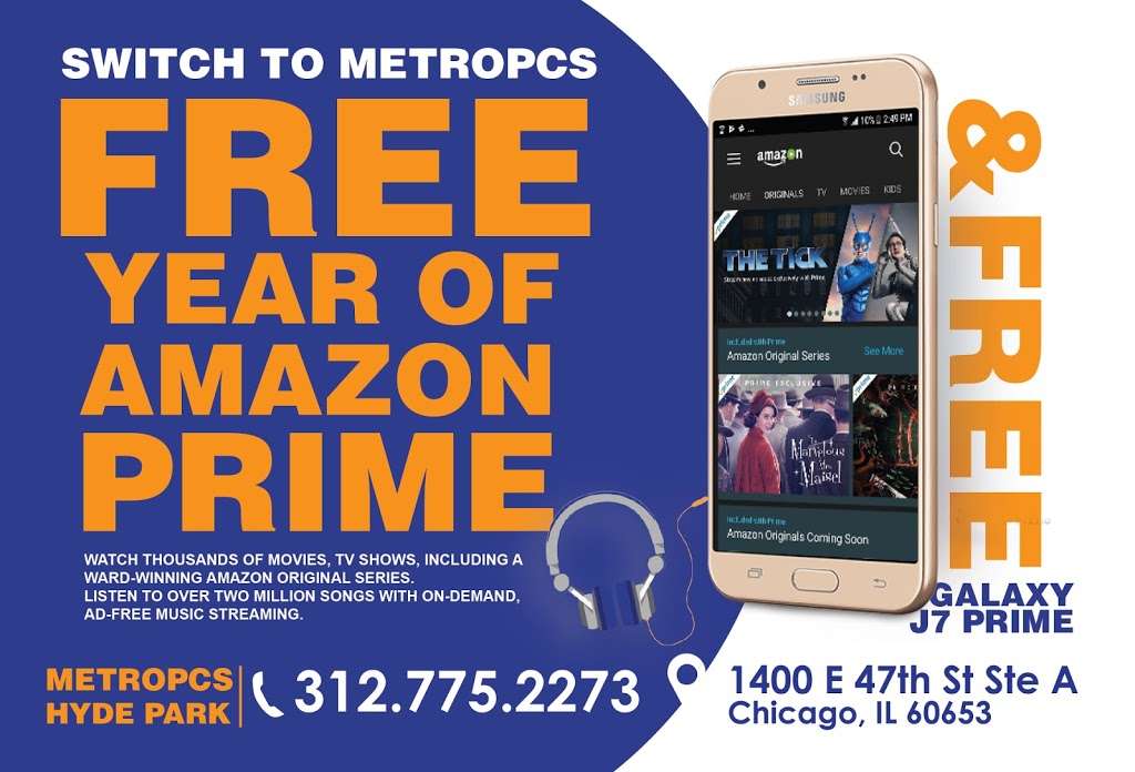 MetroPCS Hyde Park Store | 1400 E 47th St, Chicago, IL 60653, USA | Phone: (312) 775-2273