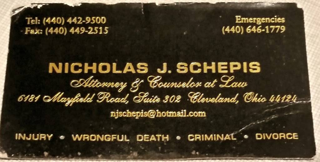 Nicholas J. Schepis, Attorney at Law | 2024 Marshfield Rd, Mayfield Heights, OH 44124 | Phone: (440) 442-9500