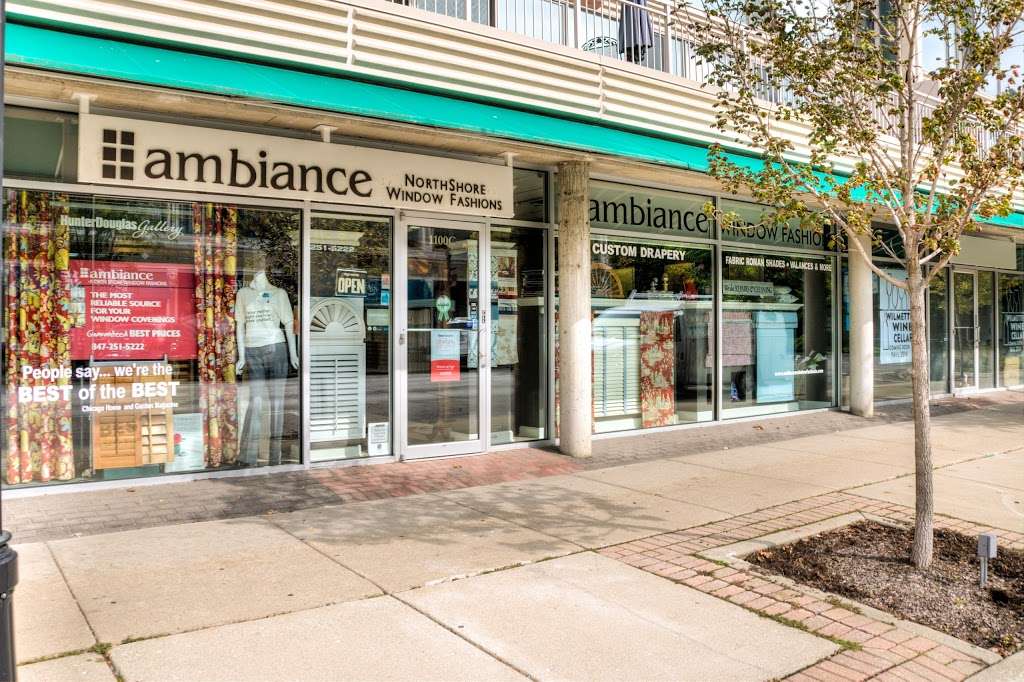 Ambiance North Shore Window Fashions | 1100 Central Ave, Unit C, Wilmette, Il 60091, Wilmette, IL 60091 | Phone: (847) 251-5222