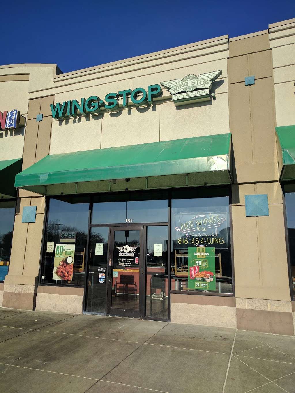 Wingstop | 4313 Chouteau Trafficway, Kansas City, MO 64117, USA | Phone: (816) 454-9464