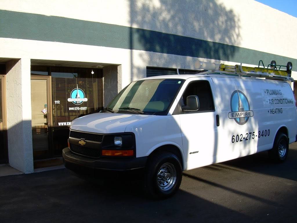 Empire Plumbing & Air Conditioning | 20816 N 20th Ave, Phoenix, AZ 85027 | Phone: (602) 275-8400