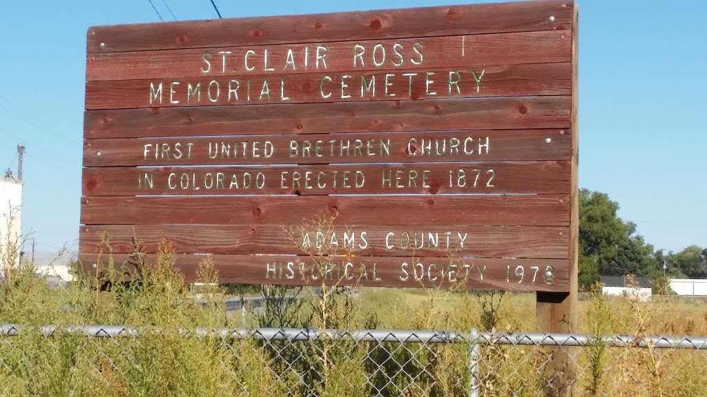 Historical St. Clair Memorial Cemetery | 11290-11500 CO-22, Brighton, CO 80601