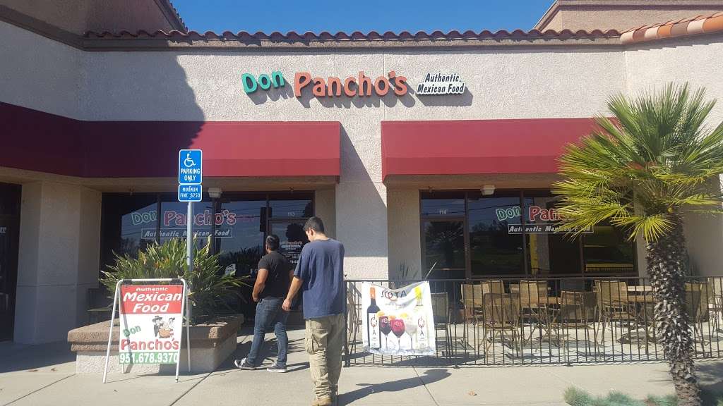 Don Panchos Mexican Food | 32475 Clinton Keith Rd, Wildomar, CA 92595, USA | Phone: (951) 678-9370