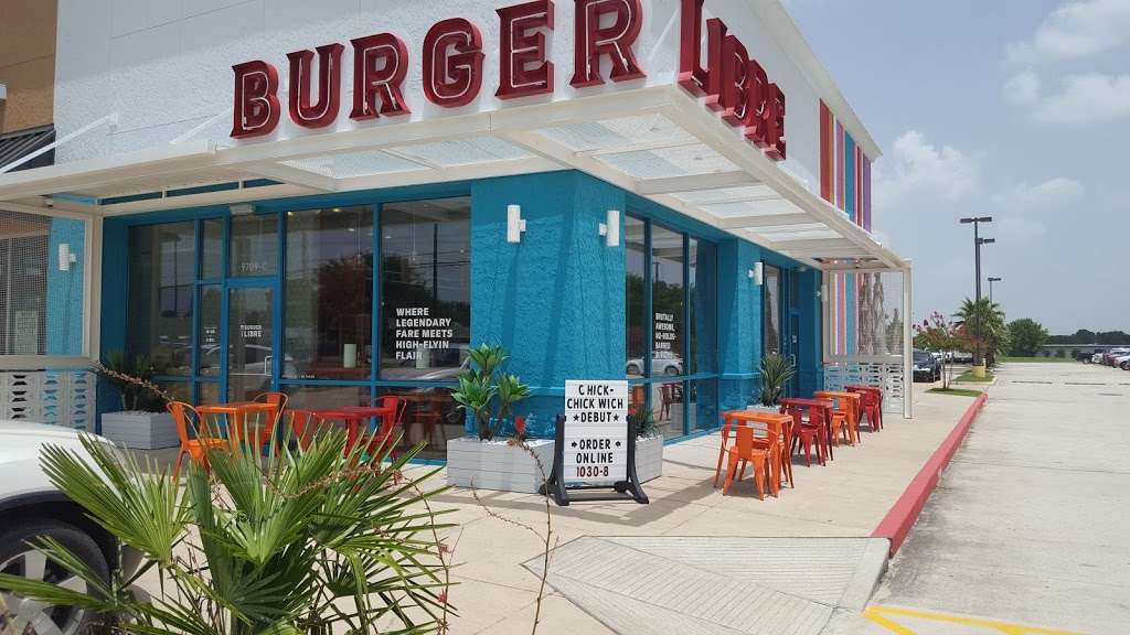 Burger Libre | 9709 Spencer Hwy C, La Porte, TX 77571, USA | Phone: (281) 941-4305