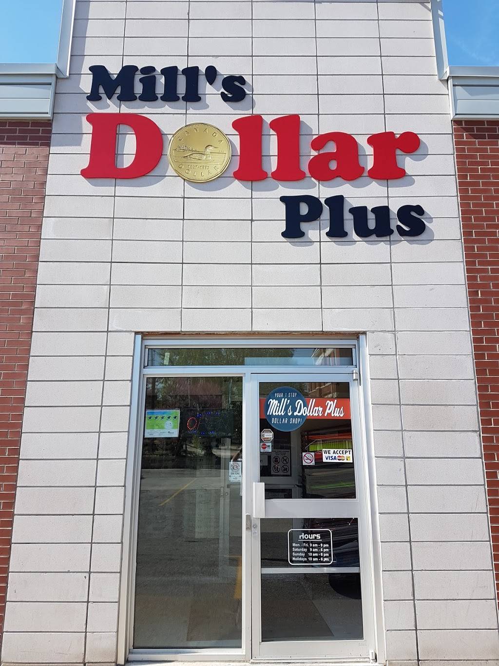 Mills Dollar Plus | 3225 Sandwich St, Windsor, ON N9C 1A9, Canada | Phone: (519) 977-9718