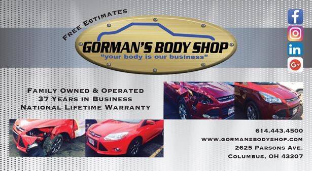 Gormans Body Shop | 2625 Parsons Ave, Columbus, OH 43207, USA | Phone: (614) 443-4500