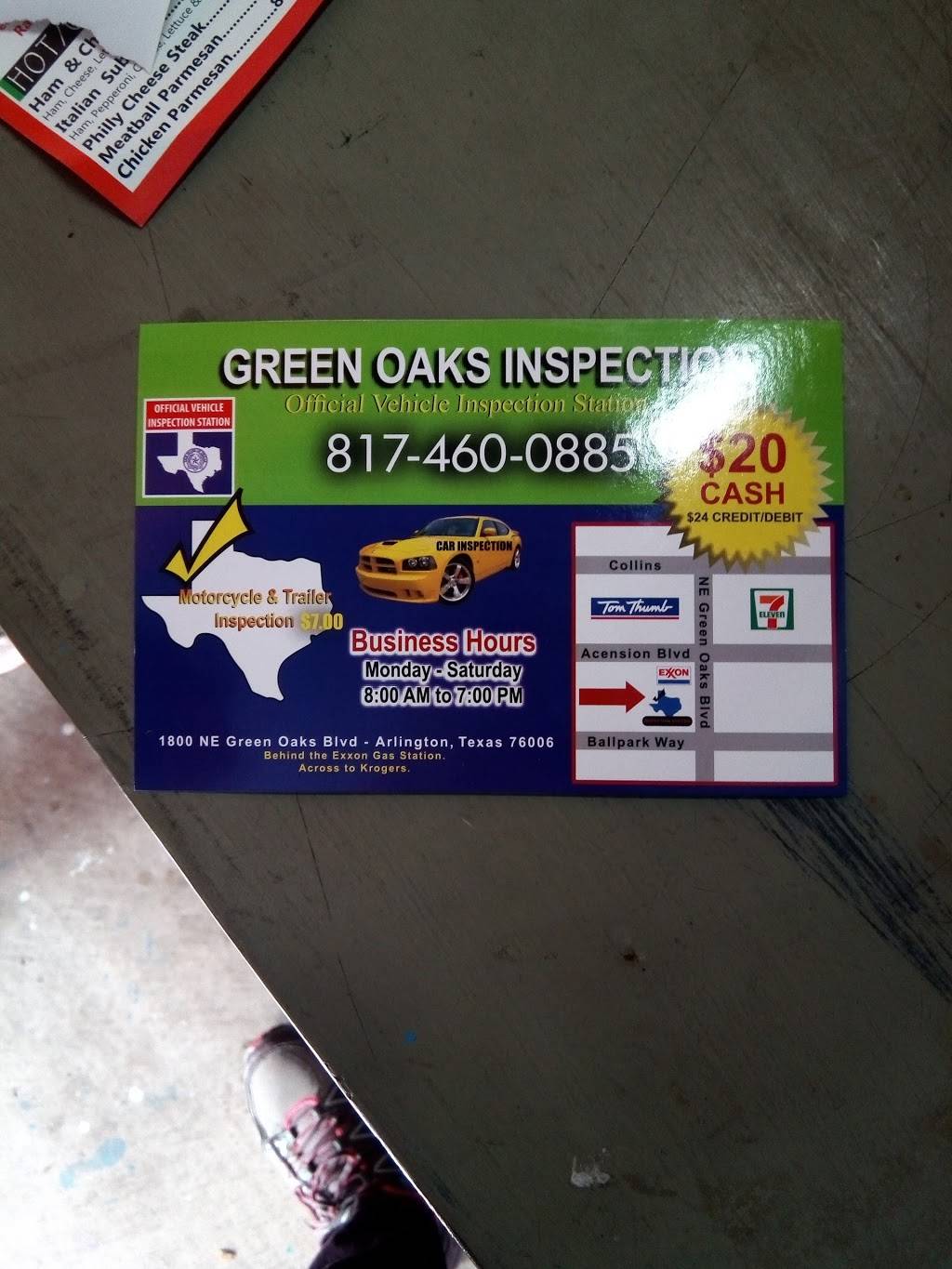 Green Oaks Inspection | 1800 Green Oaks Blvd NE, Arlington, TX 76006, USA | Phone: (817) 460-0885