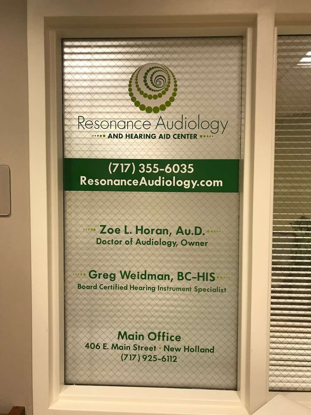 Resonance Audiology and Hearing Aid Center, LLC | 433 S Kinzer Ave, New Holland, PA 17557, USA | Phone: (717) 355-6035