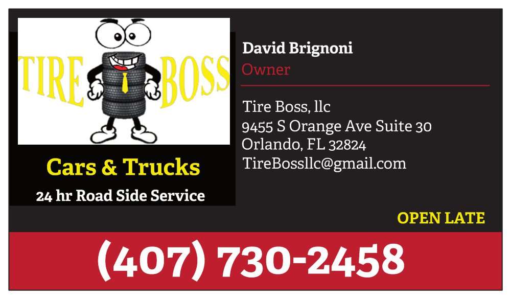 Tire Boss llc - New & Used Tires | 9455 S Orange Ave suite 30, Orlando, FL 32824 | Phone: (407) 730-2458