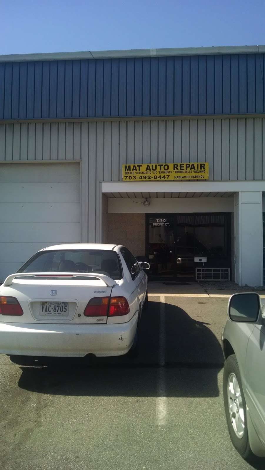 Mat Auto Repair | 1292 Profit Ct, Woodbridge, VA 22191, USA | Phone: (703) 492-8447