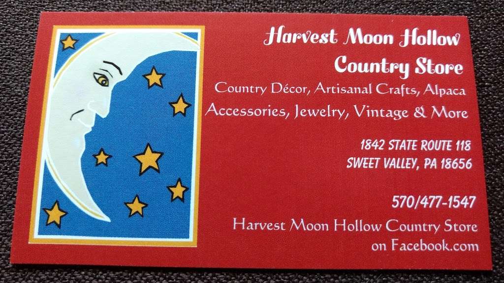 Harvest Moon Hollow Country Store | 1842 PA-118, Sweet Valley, PA 18656, USA | Phone: (570) 477-1547