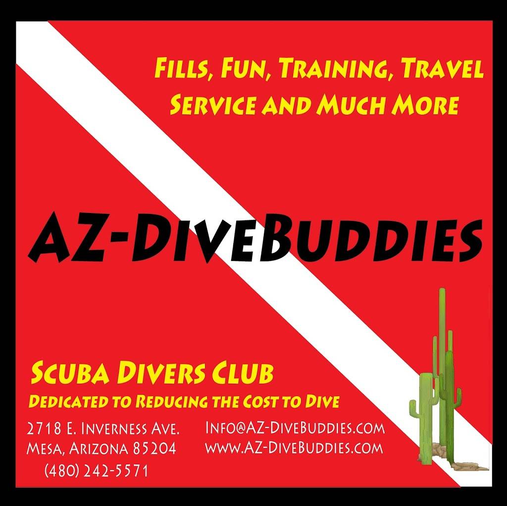 AZ-DiveBuddies | 2718 E Inverness Ave, Mesa, AZ 85204, USA | Phone: (480) 242-5571