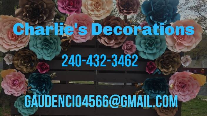 Charlies Decorations | 4810 Glenoak Rd, Hyattsville, MD 20784, USA | Phone: (240) 432-3462