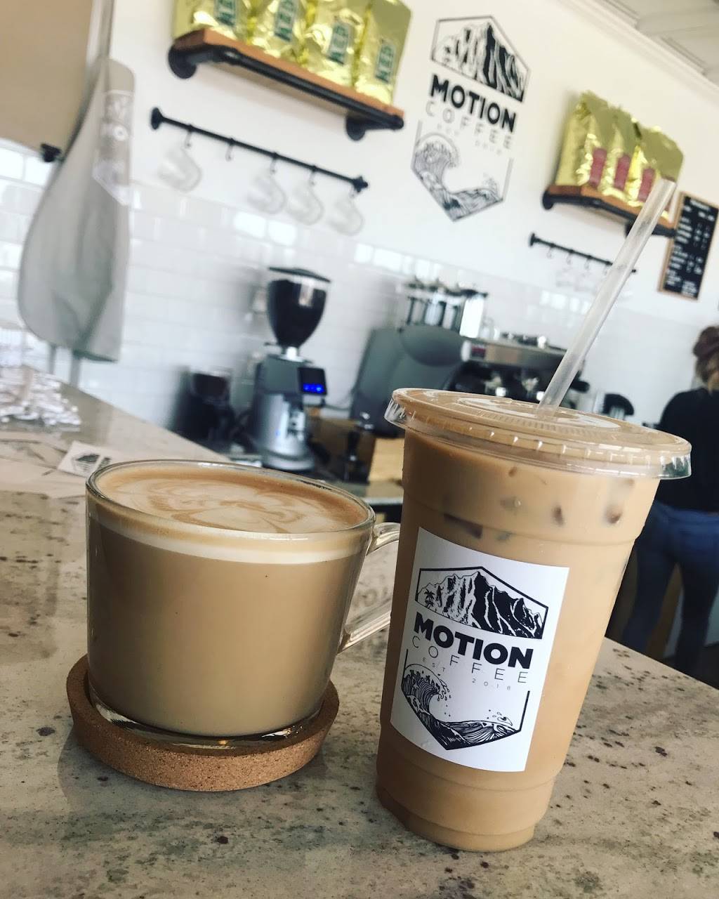 Motion Coffee | **located inside of Buttersweet Cupcakes**, 817 S Mustang Rd, Yukon, OK 73099, USA | Phone: (405) 886-1652