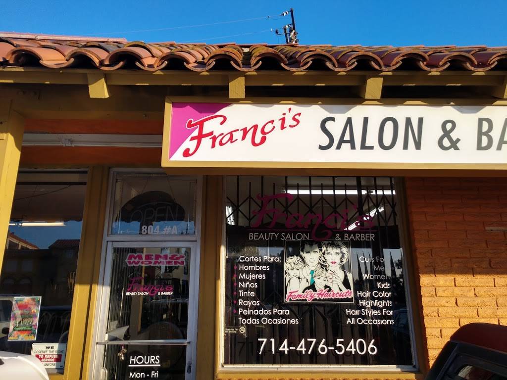 Francis Salon & Barber | 1000 N Citron St, Anaheim, CA 92805, USA | Phone: (714) 476-5406