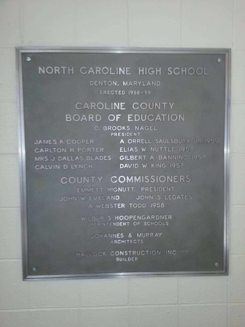 North Caroline High School | 10990 River Rd, Ridgely, MD 21660 | Phone: (410) 479-2332