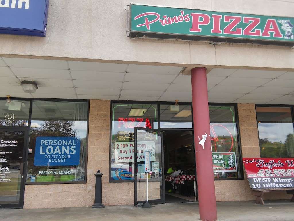 Primos Pizza & Pasta | 156 Eagles Glenn mall #102, East Stroudsburg, PA 18301, USA | Phone: (570) 424-6400