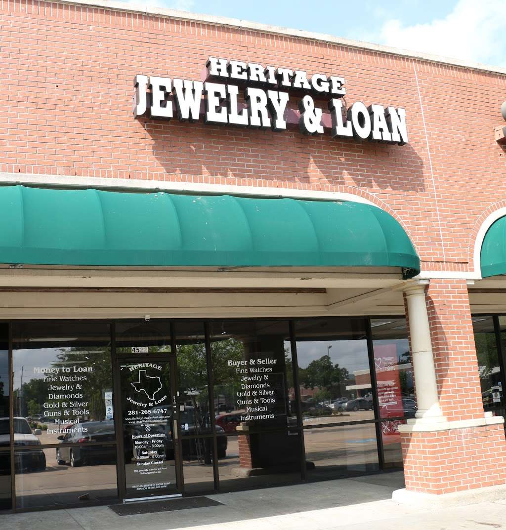 Heritage Jewelry and Loan | 4506 S Texas 6, Sugar Land, TX 77478, USA | Phone: (281) 265-6747