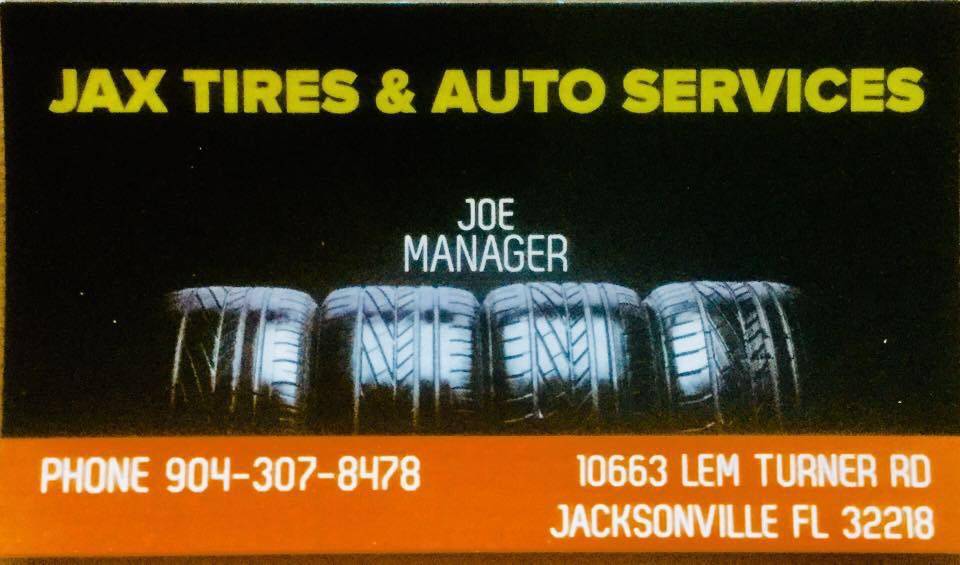 Jax Tires & Auto Services | 10663 Lem Turner Rd #4561, Jacksonville, FL 32218, USA | Phone: (904) 307-8478