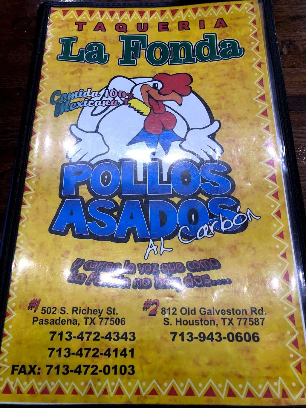 Pollos Asados La Fonda | 502 Richey St, Pasadena, TX 77506 | Phone: (713) 472-4343