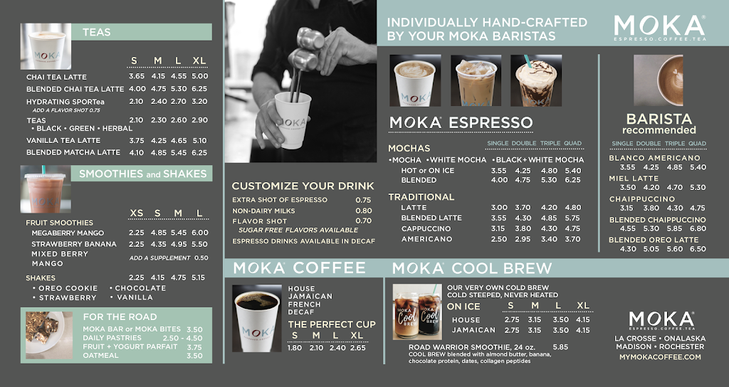 Moka | 7402 Mineral Point Rd, Madison, WI 53717, USA | Phone: (608) 203-6266