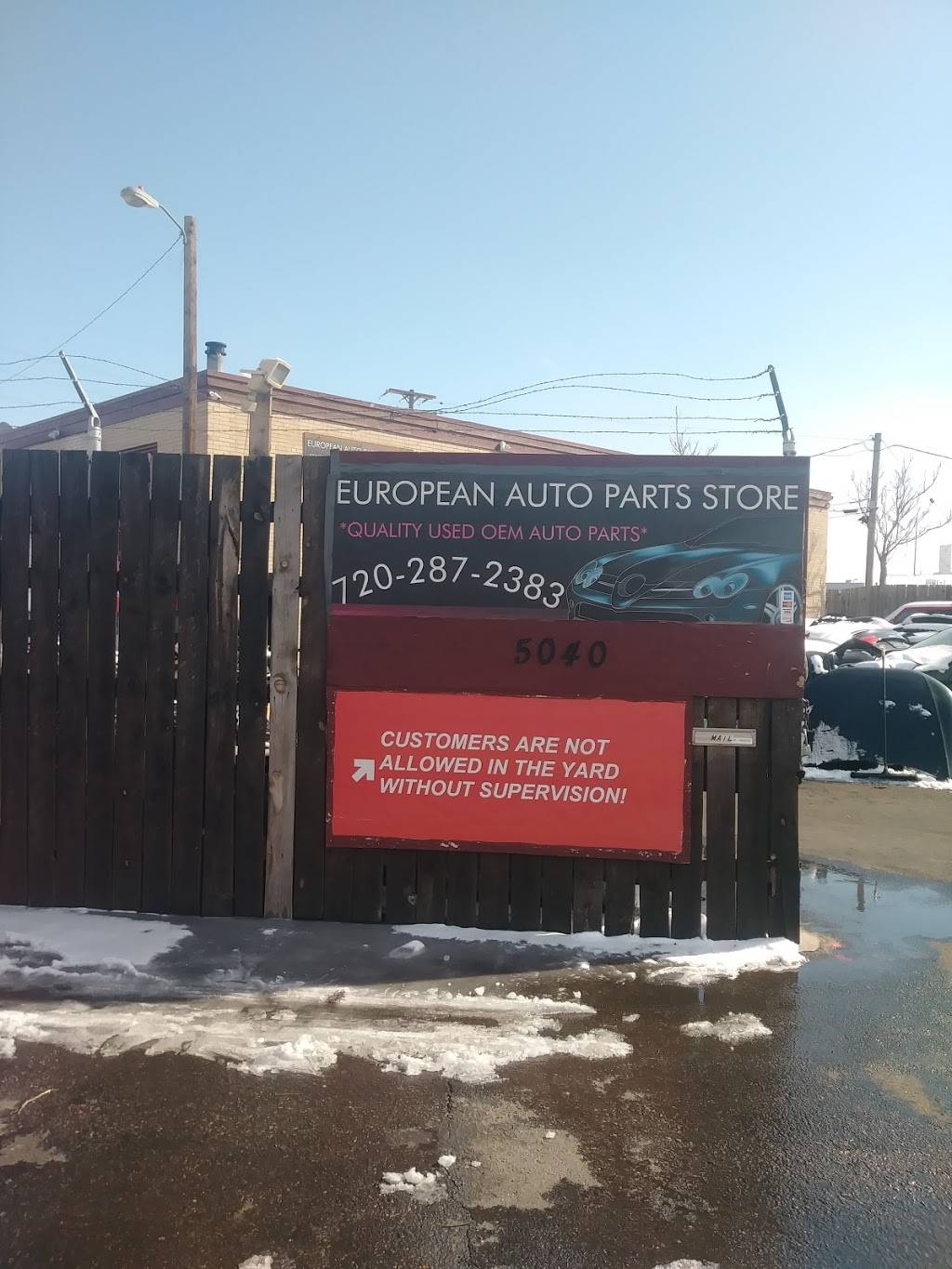 European Auto Parts Store LLC | 5040 Brighton Blvd, Denver, CO 80216, USA | Phone: (720) 287-2383