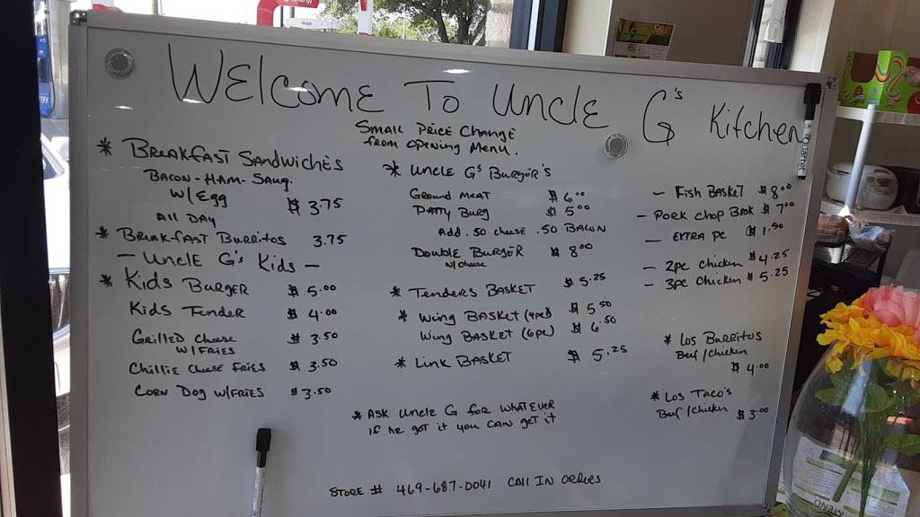 Uncle Gs Kitchen | 8092 Ferguson Rd, Dallas, TX 75228, USA | Phone: (469) 687-0041