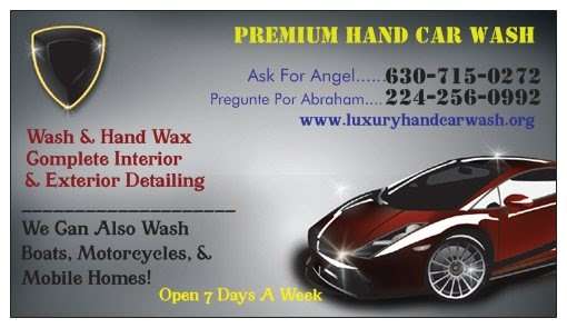 Premium Luxury Hand Car Wash | 15 Alameda Dr, Carpentersville, IL 60110, USA | Phone: (224) 256-0992