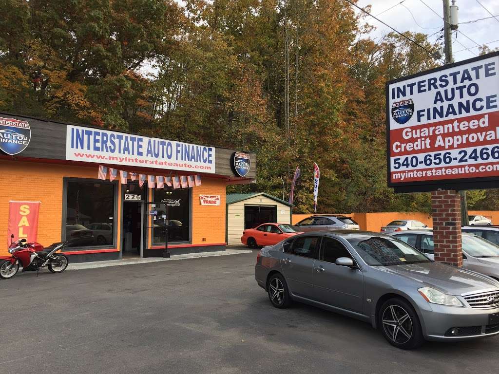 Interstate Auto Finance | 1922, 226 Cambridge St, Fredericksburg, VA 22405 | Phone: (540) 656-2466