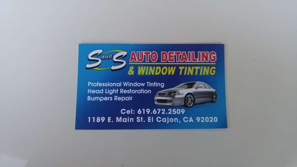 S And S. Auto Detailing & Window Tinting | tent window, El Cajon, CA 92021, USA | Phone: (619) 672-2509