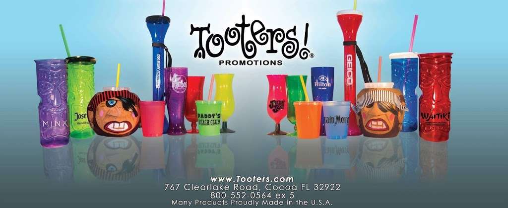 Tooters Promotions | 767 Clearlake Rd, Cocoa, FL 32922, USA | Phone: (800) 552-0564
