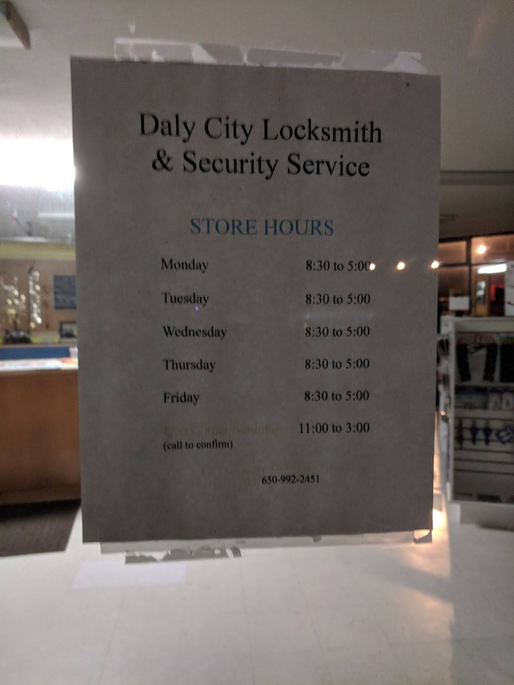 Daly City Locksmith & Security Service | 150 San Pedro Rd, Daly City, CA 94014, USA | Phone: (650) 992-2451