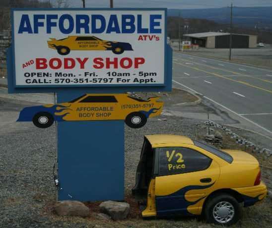 Affordable Body Shop | 1887 Scranton Carbondale Hwy, Blakely, PA 18447, USA | Phone: (570) 351-5797