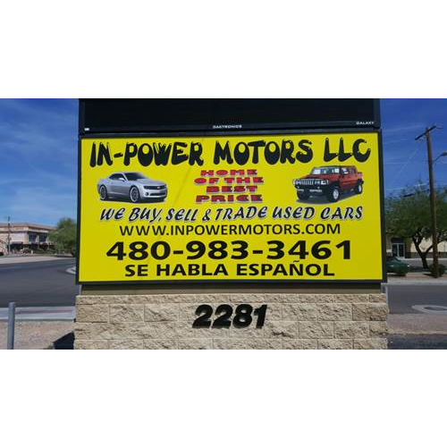 In-Power Motors 3 LLC | 2505 W Van Buren St, Phoenix, AZ 85009, USA | Phone: (602) 680-7877