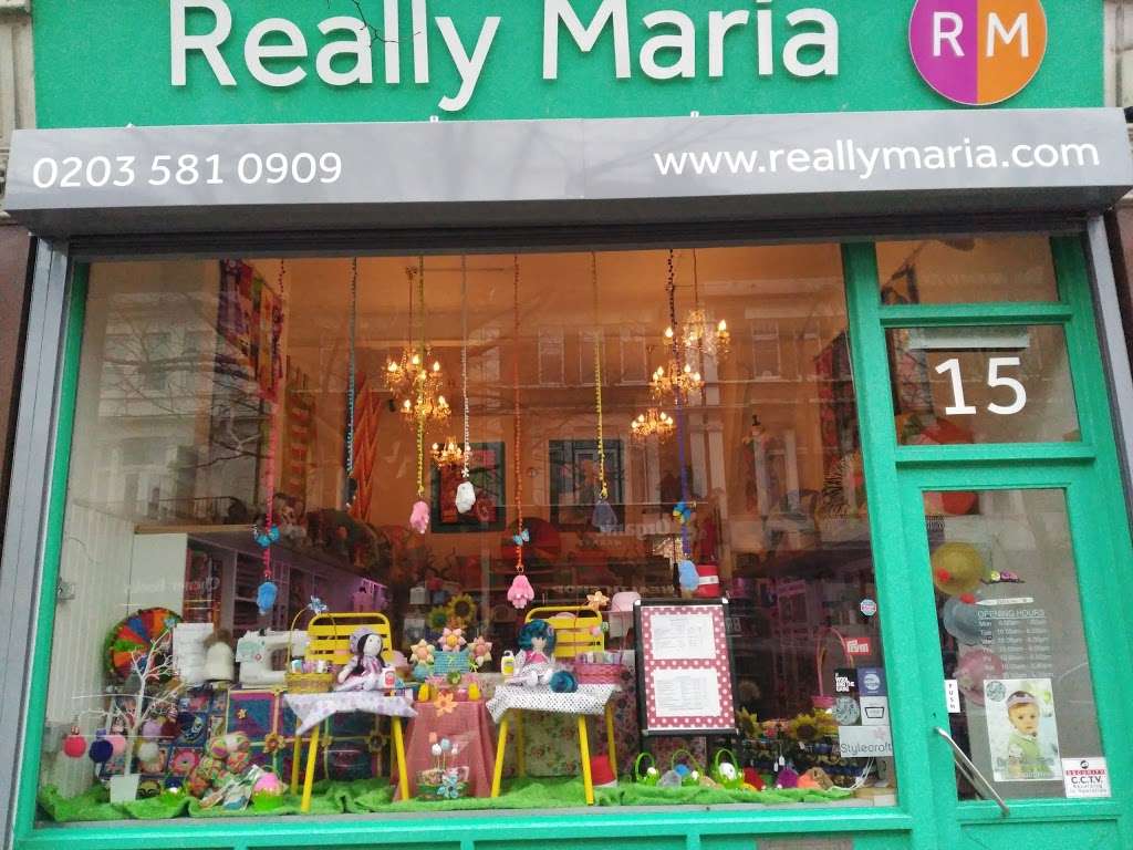 Really Maria | 15 Lordship Ln, East Dulwich, London SE22 8EW, UK | Phone: 020 3581 0909