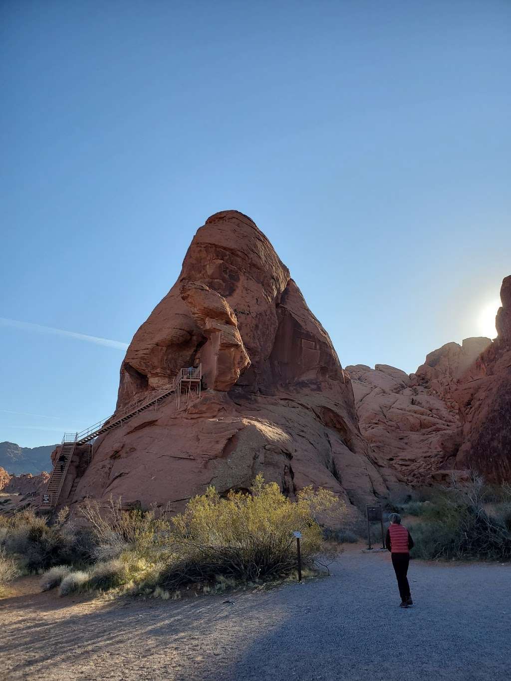 Atlatl Rock Parking | Atlatl Rock Rd, Overton, NV 89040, USA