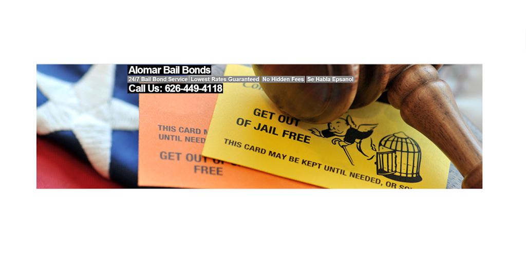 Alomar Bail Bonds | 314 S Rosemead Blvd, Pasadena, CA 91107, USA | Phone: (626) 449-4118