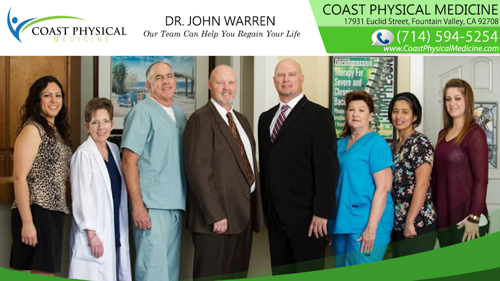 Coast Physical Medicine | 10956 Warner Ave, Fountain Valley, CA 92708, USA | Phone: (714) 963-0955