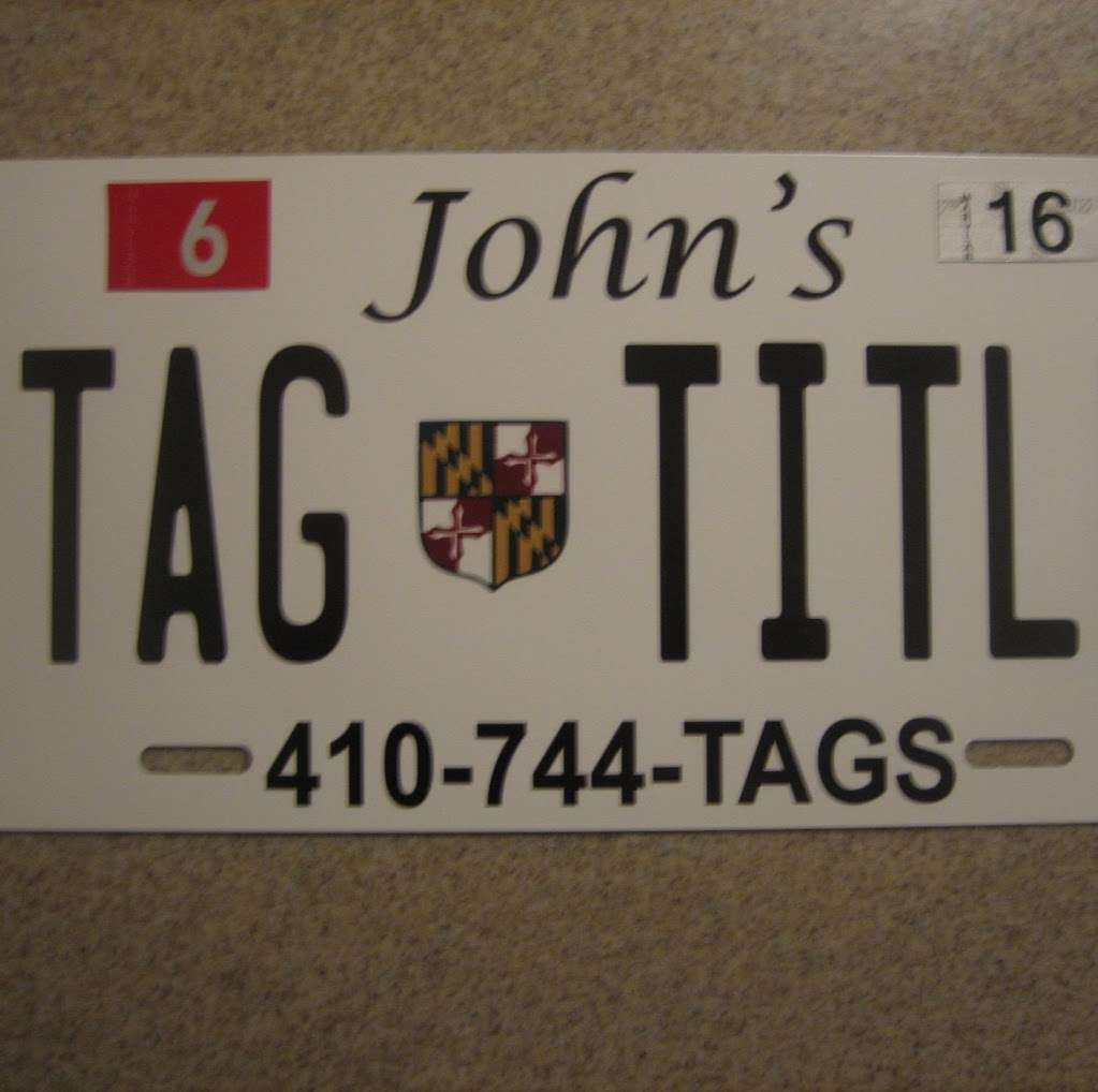 johns tag and title service | 2401, 6603 Johnnycake Rd, Windsor Mill, MD 21244 | Phone: (410) 744-8247