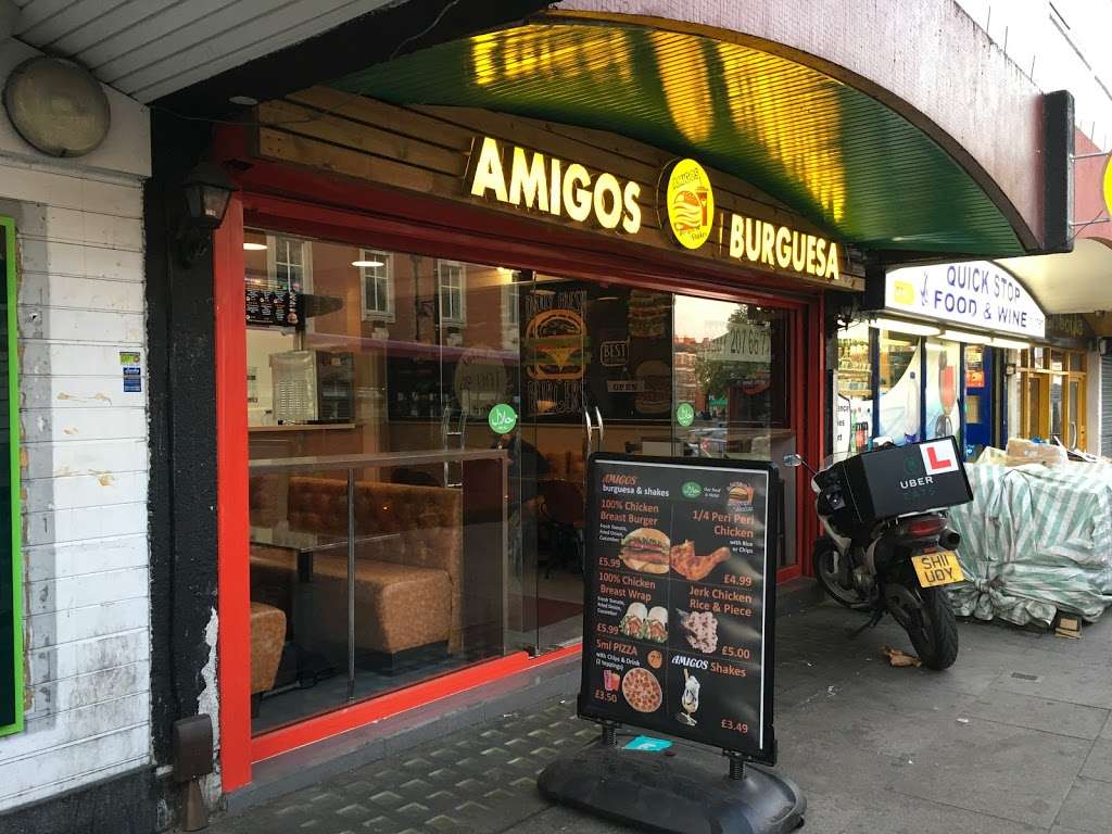 Amigos Burguesa London | 16 Acre Ln, Brixton, London SW2 5SG, UK | Phone: 020 8089 4243