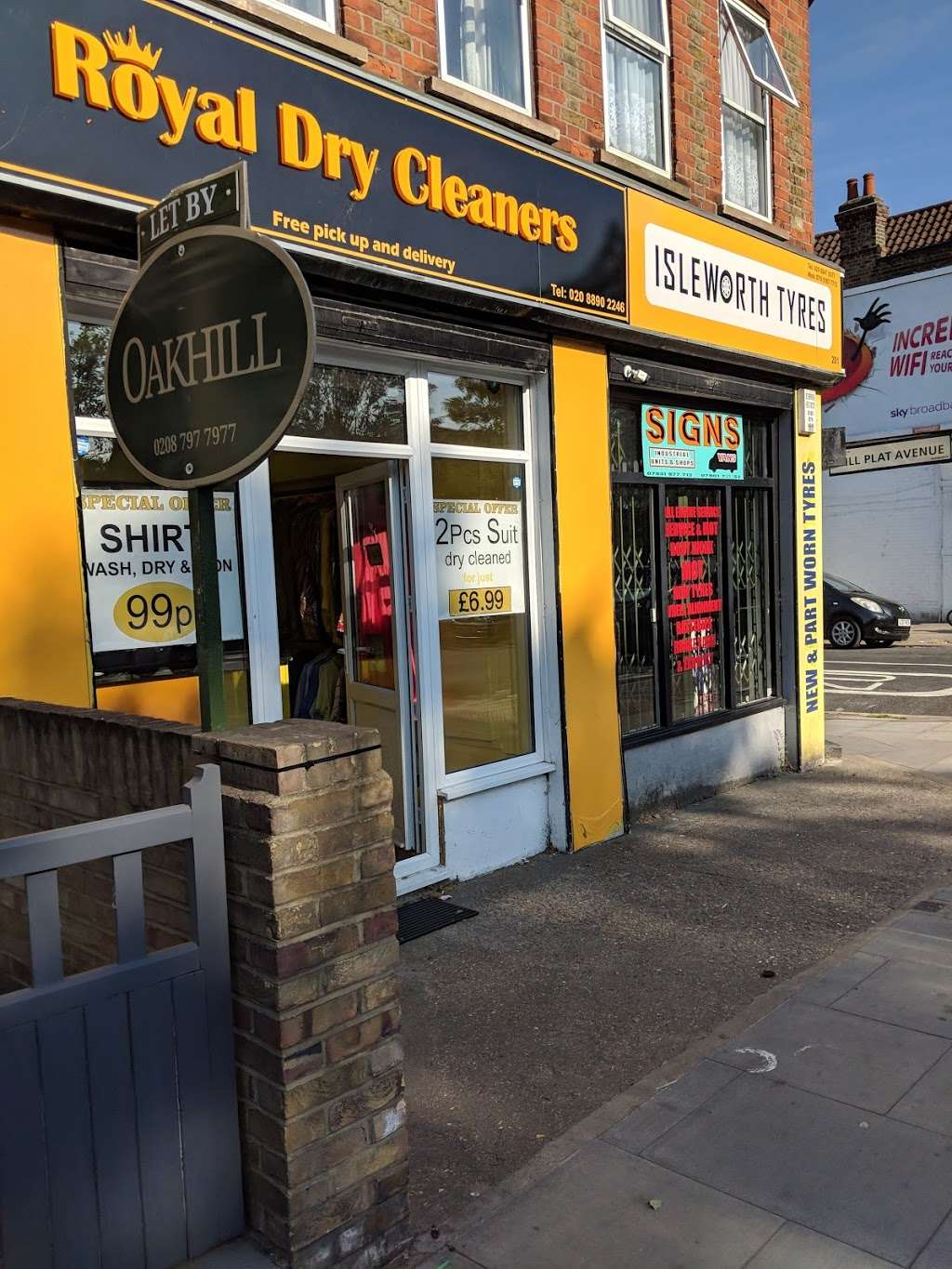 Royal Dry Cleaners | 203 Twickenham Rd, Isleworth TW7 6AA, UK