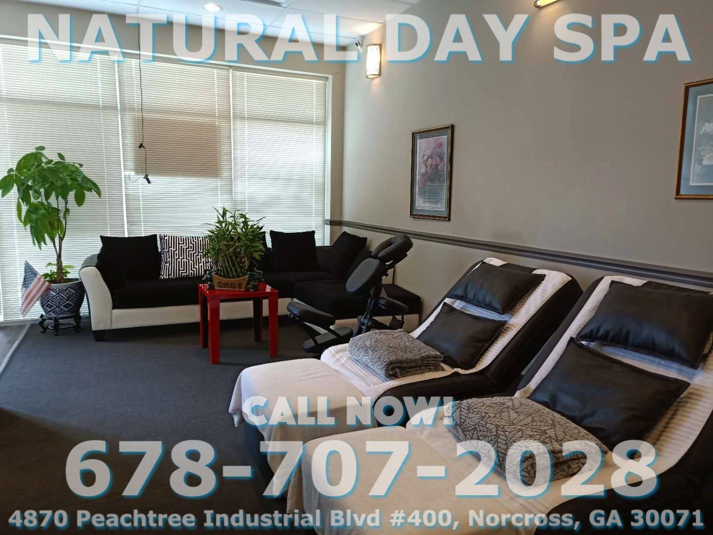 Natural Day Spa | 4870 Peachtree Industrial Blvd Suite 400, Norcross, GA 30071, United States | Phone: (678) 707-2028