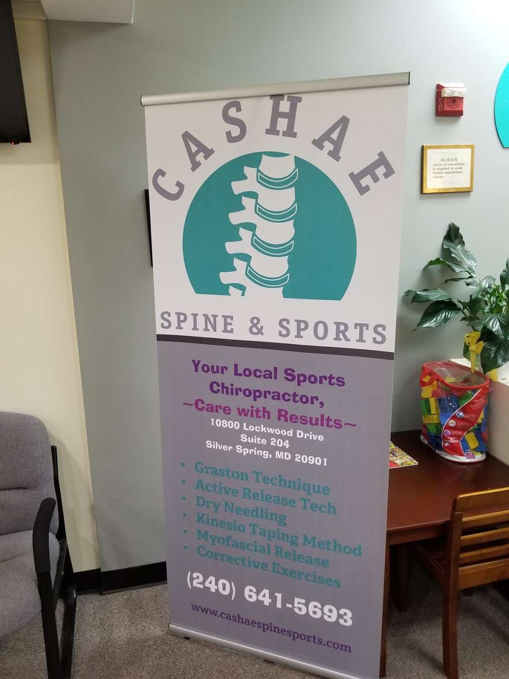 Cashae Spine and Sports, LLC | 10800 Lockwood Dr Suite 204, Silver Spring, MD 20901, USA | Phone: (240) 641-5693