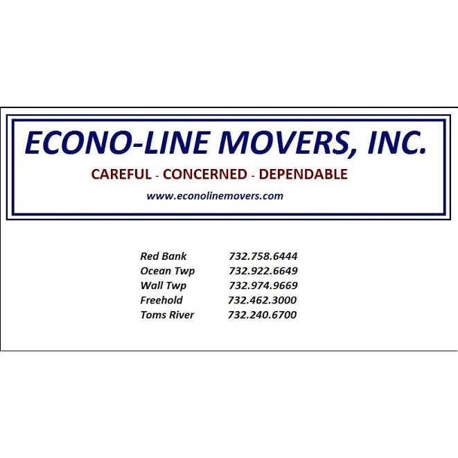 Econo-Line Movers, Inc. | 1924 NJ-35 Suite 9, Wall Township, NJ 07719 | Phone: (732) 974-9669