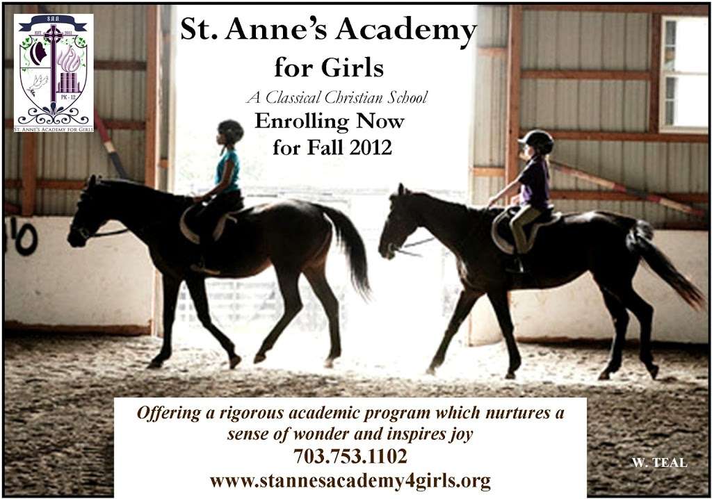 St. Annes Academy for Girls | 6342 Mintbrook Ln, Bealeton, VA 22712 | Phone: (571) 441-2664