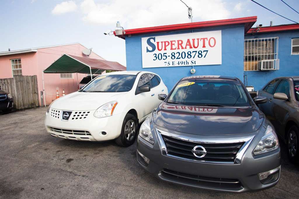 SuperAuto Auto Sales | 75 E 49th St, Hialeah, FL 33013, USA | Phone: (305) 820-8787