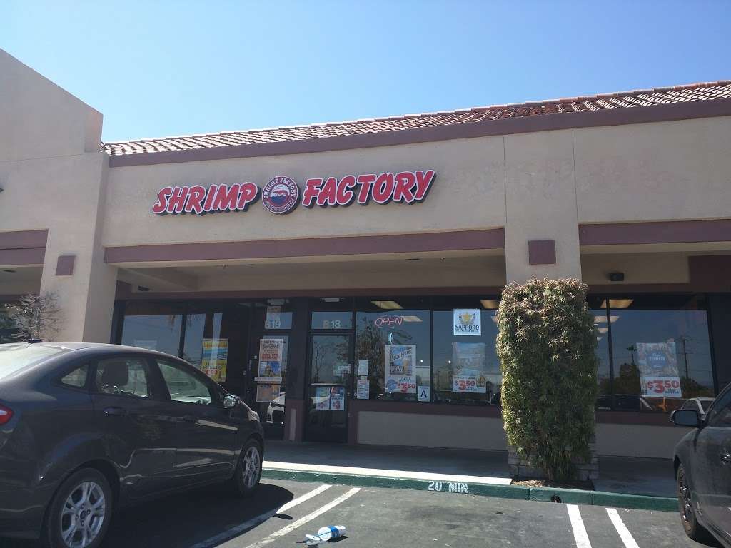 Shrimp Factory | 11875 Pigeon Pass Rd #18, Moreno Valley, CA 92557, USA | Phone: (951) 486-9385